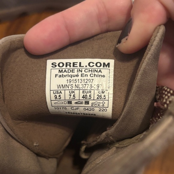 Sorel Women's Lexie Brown Lace-Up Wedge Boots - Picture 2 of 4